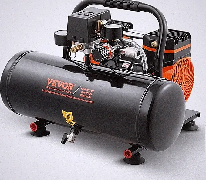 2 Gallon Ultra Quiet Oil Free Air Compressor 120PSI VEVOR