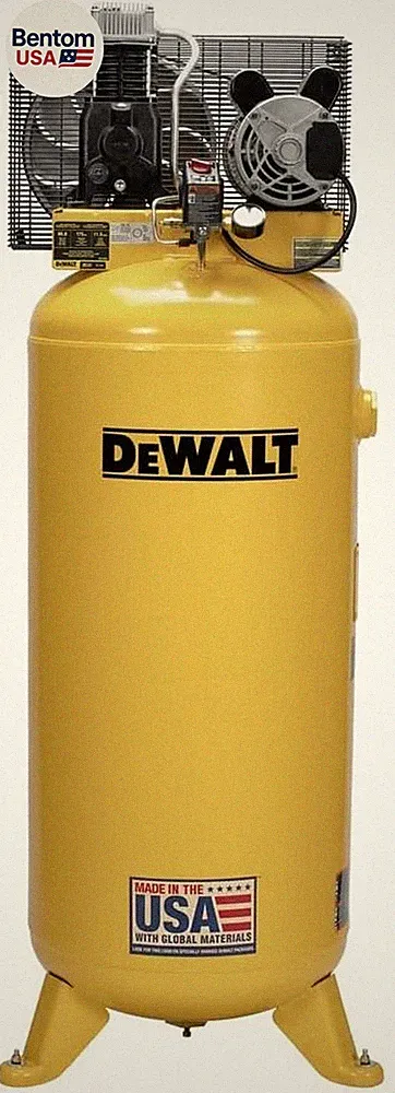 60 Gallon Vertical Air Compressor, Stationary, 3.7 HP, 175 Max PSI, Oil Lubricat