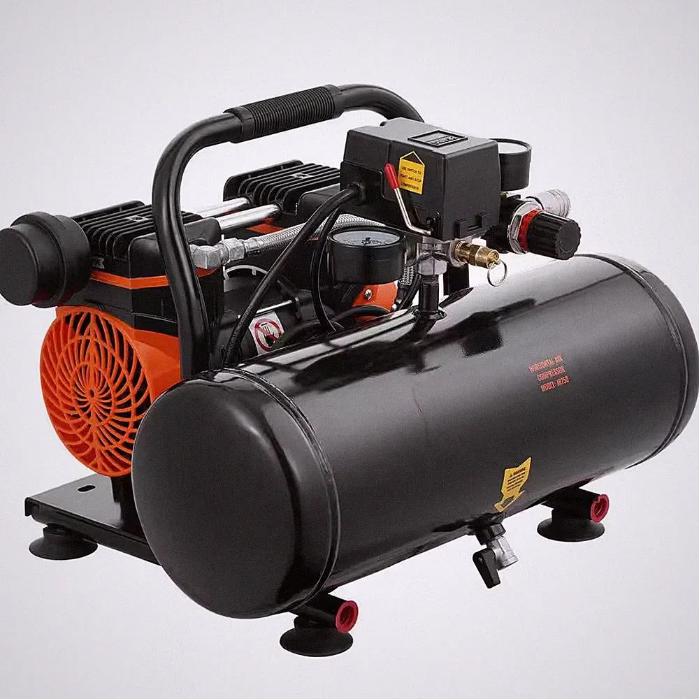 Air Compressor, 2 Gal. Steel Tank, Max. 120 PSI Pressure, 81 Db Ultra Quiet Port