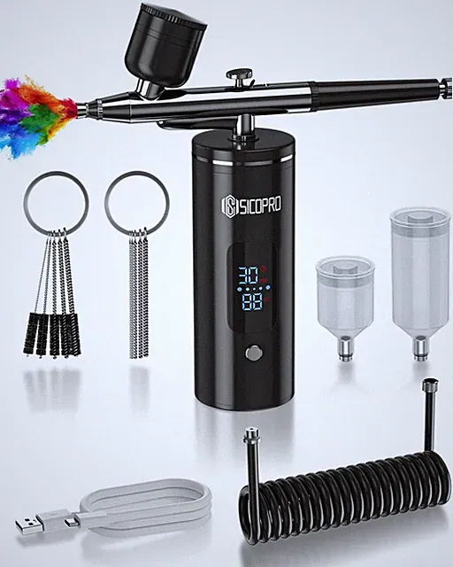 Airbrush Kit, Cordless Airbrush for Nails, Air Brush Kit With Air Compressor...