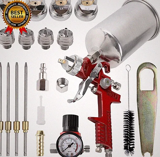 HVLP Gravity Feed Spray , Automotive Air Paint Spray