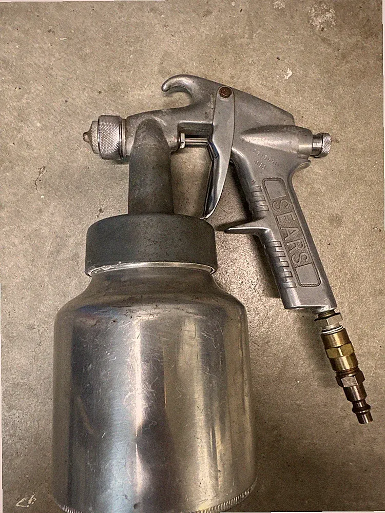 Sears Air Paint Can Air Compressor Spray Paint Gun