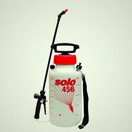 Solo 456V 2-1/4 Gal Handheld Sprayer, Poly, 48 In L Hose, 22 In L Wand, Fan